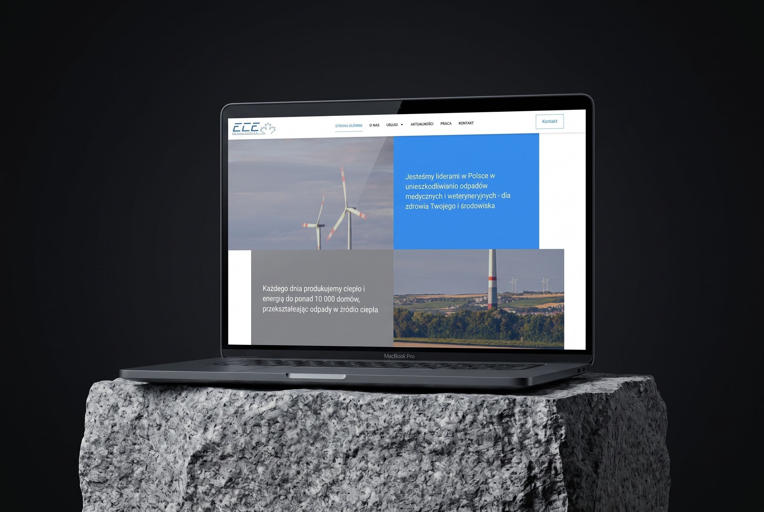 Mapa lokalizacji i projektów Eco Clean Energy